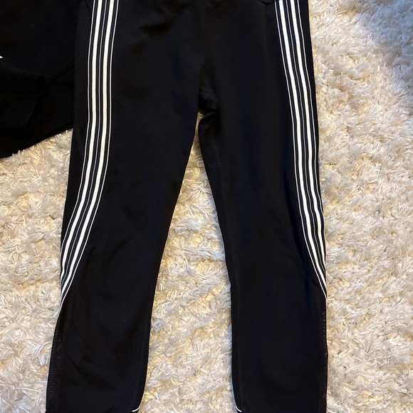 Set Athleta side stripe salutation 7/8 right & sweater size S - Picture 6 of 10